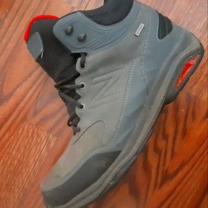 Grey New Balance waterproof boots